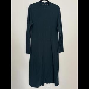 Vince Long Sleeve Midi Dress - XL